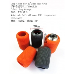 Orange Soft Silicone Grips Cover for 22-25mm grips