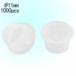 12mm Medium Standard Clear Ink Cups -BAG OF 1000