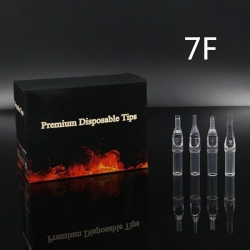 7FT - Short Disposable Tip Clear TL-315 - box of 50