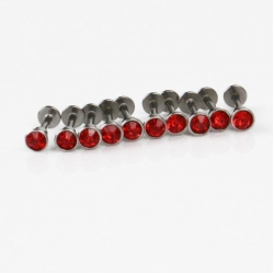 Tattoo Piercing Jewelery lip stud of 10pcs each bag