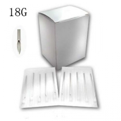 18G Piercing Needles - 100pack