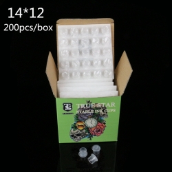 TRUE STAR Dipsoable Stable Ink Cups 14MM 200pcs/box