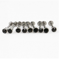 Tattoo Piercing Jewelery lip stud of 10pcs each bag