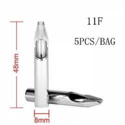 Bag of 5pcs High Polished Stainless Steel Tip11F