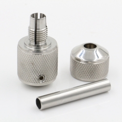 Stainless Steel Auto Lock Tattoo Grip 25mm