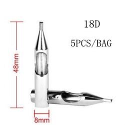 Bag of 5pcs High Polished Stainless Steel Tip 18D