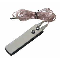 flat footed - mini thin stainless steel tattoo foot pedal