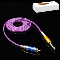 RCA Clip Cord with Soft silicone - Purple