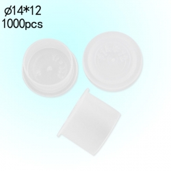 #14 Medium Clear Wide Base Ink Cups -BAG OF 1000