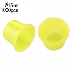 15mm Large Yellow Standard Ink Cups -BAG OF 1000