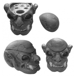 Skull ink holder