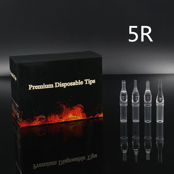 5RT - Short Disposable Tip Clear TL-315 - box of 50