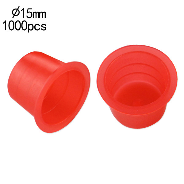 15mm Large Standard Red Ink Cups -BAG OF 1000