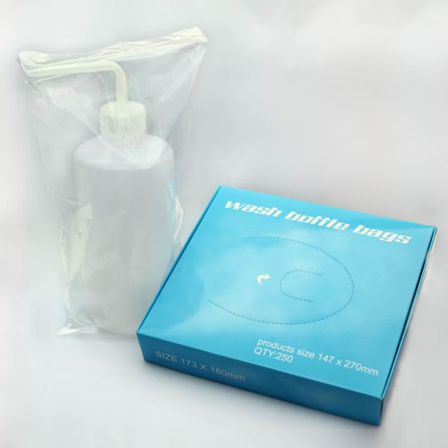 bottles with disposable bags
