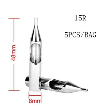 Bag of 5pcs High Polished Stainless Steel Tip 15R