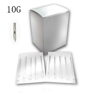 10G Piercing Needles - 100pack