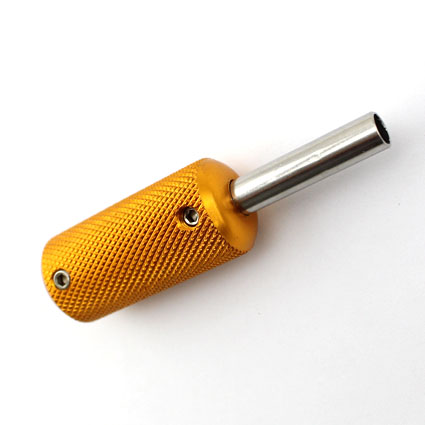 22MM Roll Wen Golden Aluminum Alloy Tattoo Handle Grip