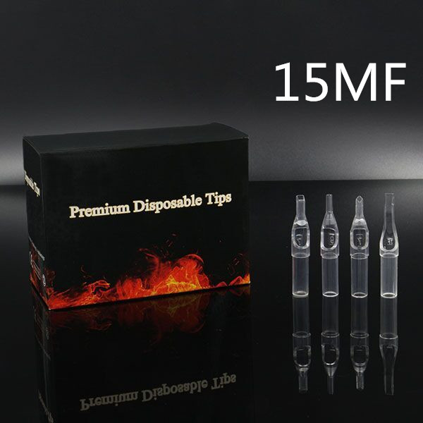 15MF - Short Disposable Tip Clear TL-315 - box of 50