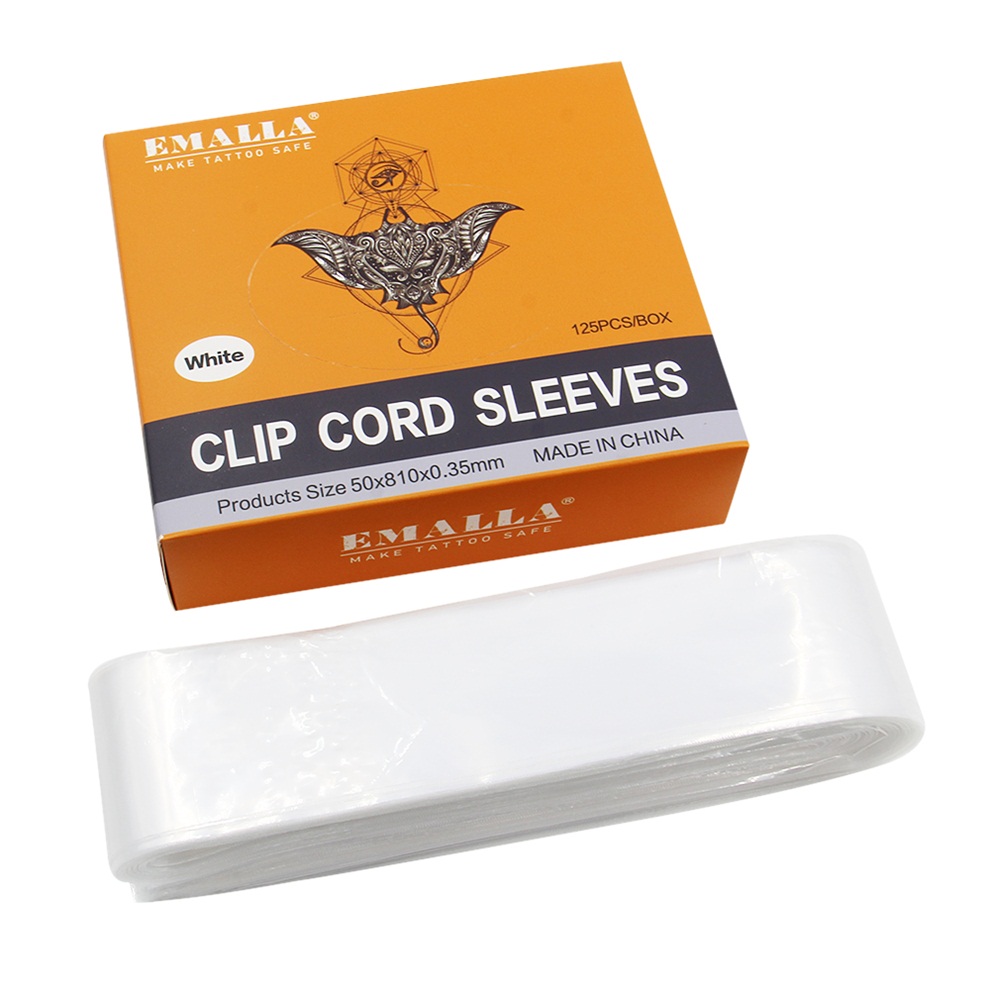 EMALLA Clip Cord Sleeves White TA-2012C