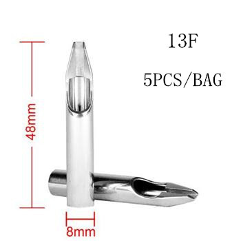 Bag of 5pcs High Polished Stainless Steel Tip 13F