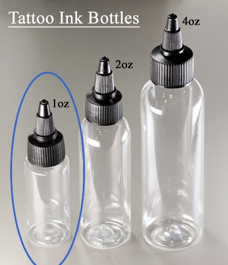 1oz Empty Ink Bottle with Twist Top