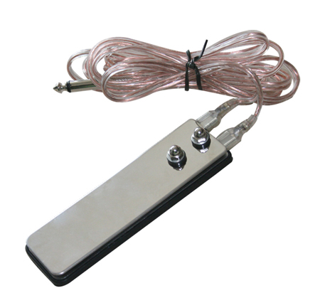 flat footed - mini thin stainless steel tattoo foot pedal