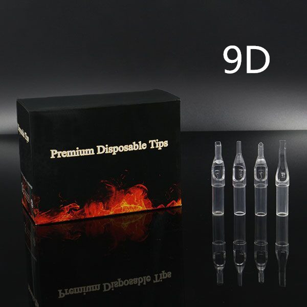 9DT - Short Disposable Tip Clear TL-315 - box of 50
