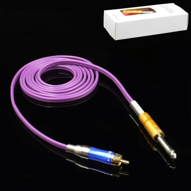 RCA Clip Cord with Soft silicone - Purple