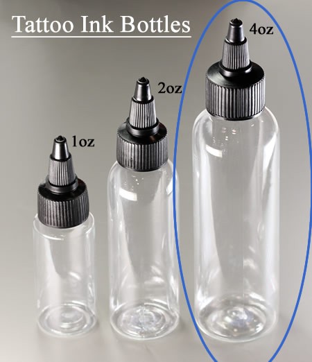 4oz Empty Ink Bottle with Twist Top