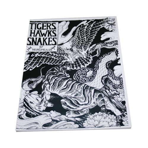 Tigers Hawks Snakes Horimouja Jack Mosher Japanese style tattoo Flash Book