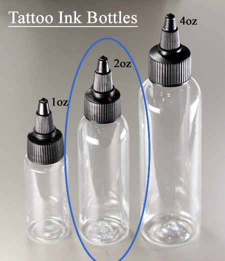 2oz Empty Ink Bottle with Twist Top