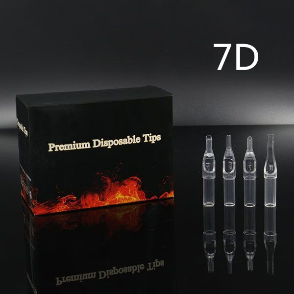 7DT - Short Disposable Tip Clear TL-315 - box of 50