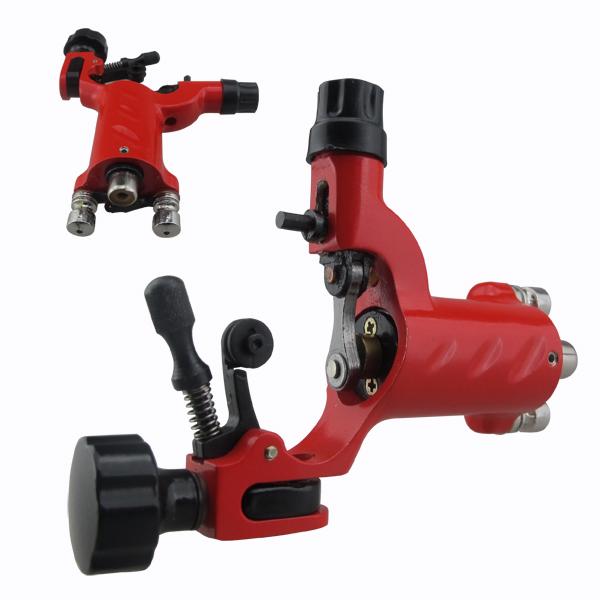 Dragonfly Rotary tattoo Machine Gun with RCA Hoop Hole - red
