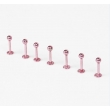 Tattoo Piercing Jewelery lip stud of 10pcs each bag