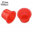 15mm Large Standard Red Ink Cups -BAG OF 1000
