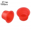 12mm Medium Standard Red Ink Cups -BAG OF 1000