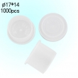 #16 Large Clear Wide Base Ink Cups -BAG OF 1000