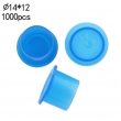 #12 Medium Blue Wide Base Ink Cups -BAG OF 1000