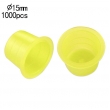 15mm Large Yellow Standard Ink Cups -BAG OF 1000