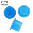#16 Large Blue Wide Base Ink Cups -BAG OF 1000