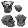 Skull ink holder